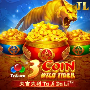 3 Coin Wild Tiger - TROPICANA77